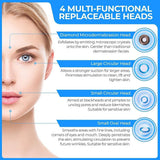 Derma Suction Pore Cleaning Device With Powerful Vacuum Action Gently Removes Dirt, Oil, And Blackheads, Leaving Skin Clean, Smooth, And Refreshed (Cell Operated)