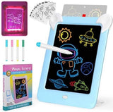 Kids Magic Glow Pad: 3D Light-Up Drawing Board For Creative Play And Learning
