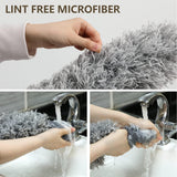 Grey Flexible Microfiber Duster – Bendable Long Reach Cleaning Brush For Home & Office