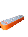 Extension Lead 5‑Way | 4M Copper Wire | Power Switch | Multi‑Socket Extension Cord | White