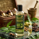 Neem Hair Oil | Herbal Anti-Dandruff Formula | Healthy Scalp & Strong Roots | Natural Shine | 100ml