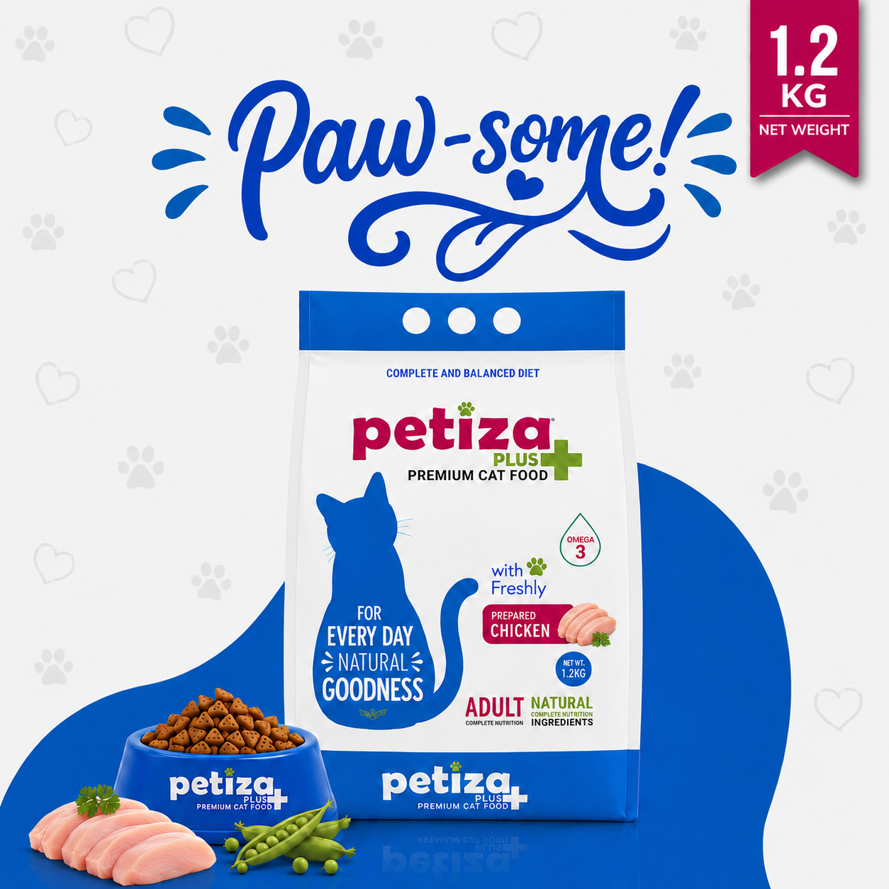 Petiza Plus Premium Cat Food Chicken Flavor