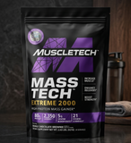 Muscletech Mass Tech Xtreme 2000 Mass Gainer Powder – 2.03 Lbs High-Calorie Muscle Builder Supplement