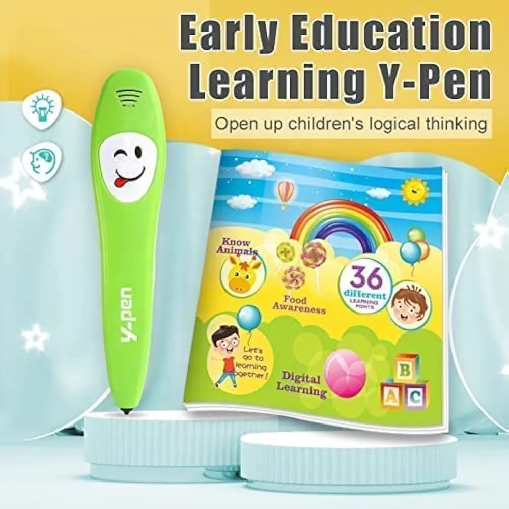 Kids Preschool Learning Book With Smart Talking Pen | 36 Interactive Learning Pages