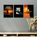 Set Of 3 Premium Wall Art Photo Tiles – Modern Home Decor Sets