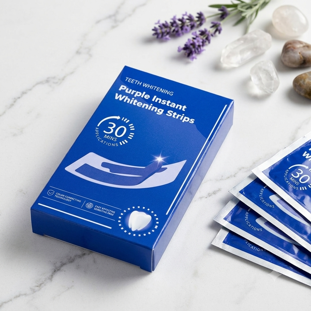 Teeth Whitening Strips – Enamel Safe Whitening Strips For Stain Removal & Brighter Smile