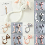 Cute Bunny Cap Headphone Plush Ear Muff Winter Headwear For Women & Girls – Soft Warm Cartoon Style (Random Color)