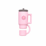 Silicone Stopper Compatible With 40oz Tumbler | Spill-Resistant Straw Cover | Random Color