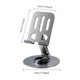 Metal Body Adjustable Phone Holder – Foldable Desktop Stand For Mobile Phones