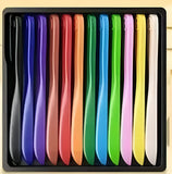 Children Pack Of 12 Plastic Crayons, 12 Vibrant Crayons Colors, Caryon Pencils