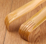2 Pcs Wooden Back Scratcher & Massage Stick – Long Handle Backscratching Sticks With Roller For Itch Relief & Body Relaxation