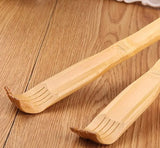 2 Pcs Wooden Back Scratcher & Massage Stick – Long Handle Backscratching Sticks With Roller For Itch Relief & Body Relaxation