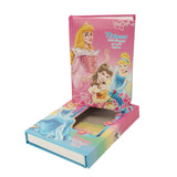 Princess, Frozen & Sofia Cover Fancy Lock Spiral Binding Diary – Medium Size With Box – 40 Pages (22 X 16 Cm)