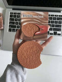Biscuit Shaped Notebook – 80 Pages Round Steno Pad For Students, Artists & Kids – Fun Chocolate Biscuit Design, Portable Memo Notepad For Notes, Sketching, Doodling & Creative Writing