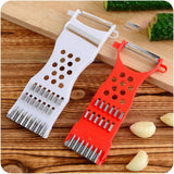 5-In-1 Multi Vegetable Cutter & Peeler – Multipurpose Julienne Slicer, Grater, Metal Scraper, And Fruit & Vegetable Kitchen Tool