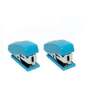 Pack Of 2 Mini Staplers With Pins – Compact, Smooth, And High-Quality Office & School Use (Random Color)