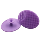 Soft Silicone Face Cleansing Brush Pad – Gentle Facial Washing & Exfoliating Massage Tool For Deep Pore Cleansing | Blackhead Removal & Skin Care | Soft Silicone Face Massager - (Random Colors)