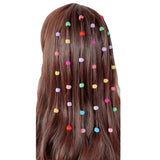 30 PCS Baby Girls Hairpins – Cute Candy Color Mini Hair Clips & Hair Braids Beads Set (Random Color)
