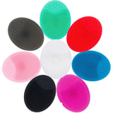 Soft Silicone Face Cleansing Brush Pad – Gentle Facial Washing & Exfoliating Massage Tool For Deep Pore Cleansing | Blackhead Removal & Skin Care | Soft Silicone Face Massager - (Random Colors)