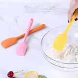 Silicone Spatula 8-Inch – Heat Resistant, Non-Stick Flexible Rubber Scraper Spoon For Kitchen Use