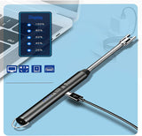 Arc Lighter With Usb Charging,Flameless Windproof,Led Battery Display,Safety Switch,Rotate 360 Degrees,For Aromatherapy (Random Colors)
