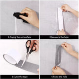 Mesh Roll Tape Window Screen Repair Patch | Keep Mosquitoes Out With Our Anti-Insect, Self-Adhesive Mesh Patch Tape - 2 Meter