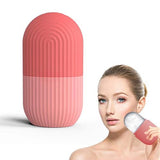 Face Ice Roller Silicone Facial Massager To Enhance Skin Glow, Without Box (Random Color)