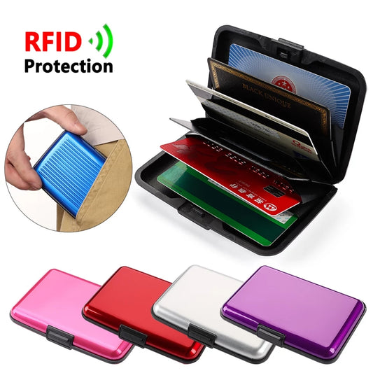 Aluma Wallet Waterproof & Damage-Proof Wallet For Men & Women (Random Color) Made In China