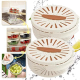 Multi-Functional Vegetable & Fruit Cleaning Basket | Folding Drainage & Storage Box | Fresh-Keeping Kitchen Filter Container - 1 Piece