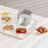 7Pcs Polished Plastic Sauce Dish Set Food Storage Container Steak Sauce Plate Seasoning Dish