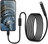 USB Endoscope Mini Hidden Camera 1080P With 8 Adjustable LED Lights & 5M Waterproof Cable