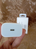 25W Original Power Adapter | White Type-C Fast Charger China Imported