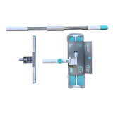 Rotatable Glass Wiper With Bendable Head – Double-Sided Squeegee For Window, Bathroom & Floor Cleaning
