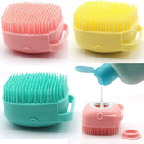 Combo Deal Of Silicone Back Scrubber And Silicone Bath Brush - Soft Body Exfoliating Shower Tools For Effective Cleaning And Skin Massage