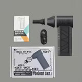 Mini Jet Fan Brushless Turbine Vacuum + Blour Portable Cleaning Device - Compact Brushless Mini Jet Fan Vacuum + Blour For Quick And Efficient Cleaning Tasks