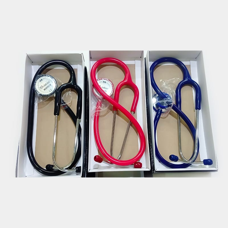 ESteth Classic Stethoscope – Dual Head, Cardiac Quality, Stainless Steel, Non-Chill Ring – 32 Inches – CANADIAN