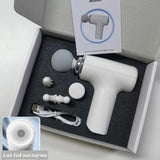 4-In-1 Rechargeable Massage Gun – Multi-Functional Deep Tissue Body Massager With 4 Massage Heads, Type-C Charging & Long Battery Life
