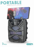 GTS-2422 Portable Bluetooth Speaker | 3 Inch Compact Wireless Speaker | Powerful Sound For Home, Travel & Outdoor