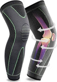Knee Compression Support Sleeve – Elastic Knee Brace For Pain Relief, Sports Protection & Joint Stability - 1Pc
