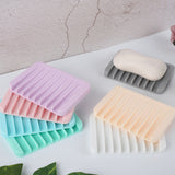 Silicone Soap Dish Drainer Tray (Green)