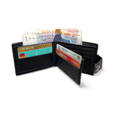 Men PU Leather Wallet With Box | Multi Card Slots & Secure Snap Button | 7 Card Holders & 3 Note Compartments