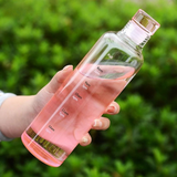 Transparent Plastic Water Bottle 500ml Durable Lightweight And Easy To Carry | Random Colour
