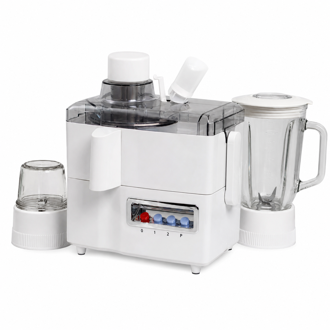 3-In-1 Electric Juicer, Blender & Grinder – Multi-Function Kitchen Appliance