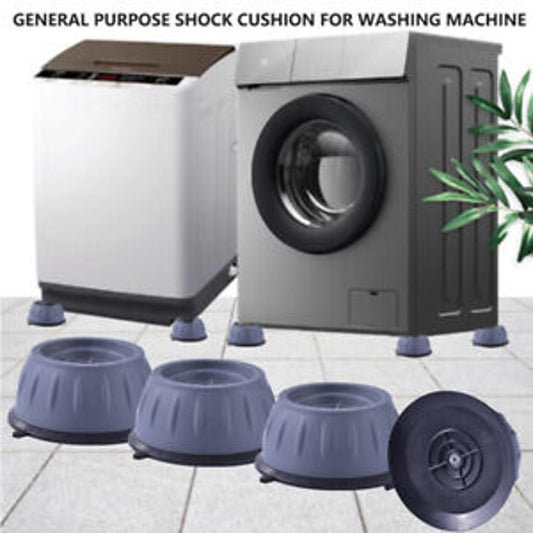 4Pcs Universal Anti‑Vibration Feet Pads | Washing Machine, Dryer, Refrigerator & Furniture Non‑Slip Rubber Mat (Big Size)