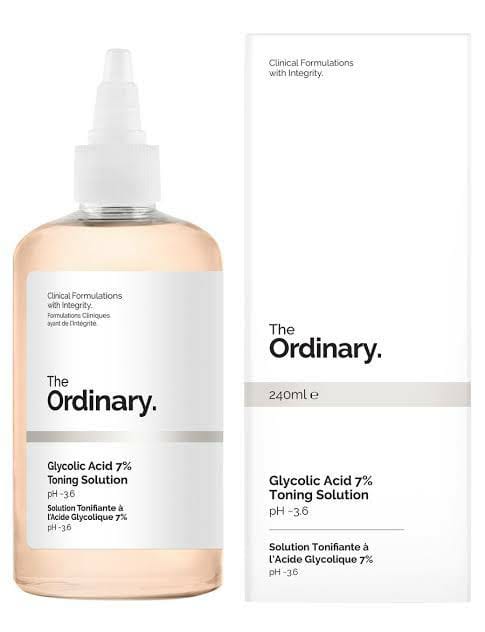 The Ordinary Glycolic Acid 7% Toning Solution Exfoliating Toner For Brighter & Smoother Skin