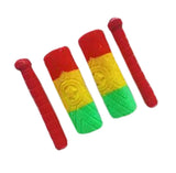 Rubber Bike Handle Grip Cover With Clutch And Brake Cover Providing Durable Quality Comfortable Use (Random Color)