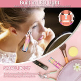 Portable Precision Electric Eyebrow Trimmer With Built-In LED Light – Compact & Travel-Friendly Grooming Tool