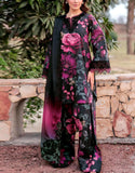 Iznik Digital Printed 3Pc Embroidered Lawn Unstitched Suit With Chiffon Dupatta – Summer Collection 2026
