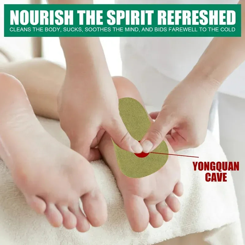 Wormwood Foot Detox Patches – Natural Body Cleansing Pads For Stress Relief, Fatigue Recovery & Better Sleep