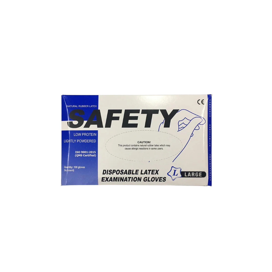 100PCs Safety Examination Gloves – Premium Protection, Comfort & Hygiene For Medical, Laboratory, And Everyday Use With Reliable Performance (Medium)